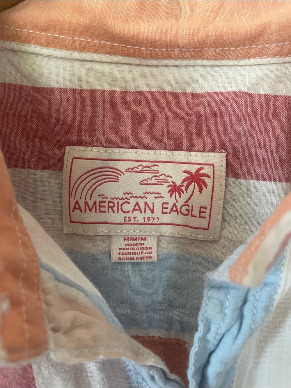 AE Striped Button Up - Picture 4 of 4